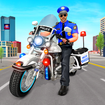 Police Moto Bike Chase Crime
