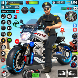 Police Moto Bike Chase Crime