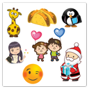 ❤️Love, 😊 Emoji & 👧Cute Girl Stickers (10 packs)