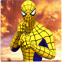 Flying spider crime city rescue game
