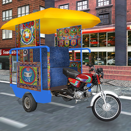 City Tuk Tuk Chingchi Drive 3D