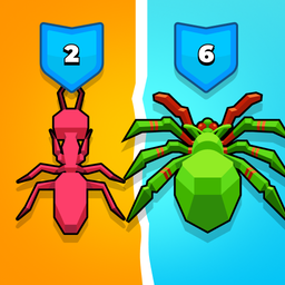 Ants Battle: Count & Merge