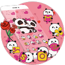 Pink Panda Cute Icons