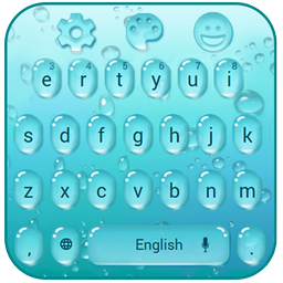 blue drop keyboard theme