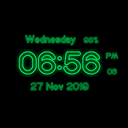 Neon Digital Clock Live WP