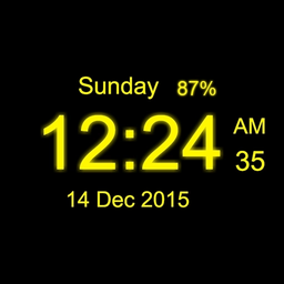 Digital Clock Live Wallpaper