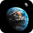 Earth and Moon Live Wallpaper