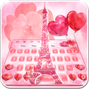 Red Love Eiffel Tower Theme