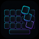 Dark Neon Keyboard Themes