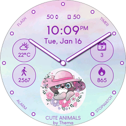 Cute Animals Watch Face