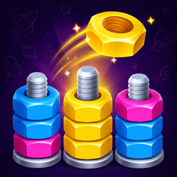 Nuts Bolt Sort - Screw 3D