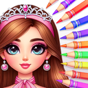 Princess Girl Coloring Games