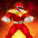 Hero Dino Red Future Fight War