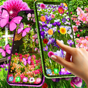 Flower garden live wallpaper