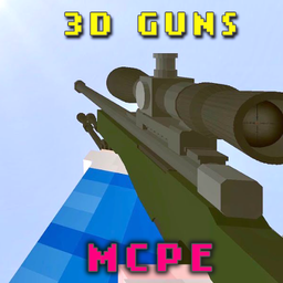 MCPE Gun 3D Mod Weapon