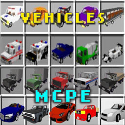 MCPE Vehicles Cars Mod