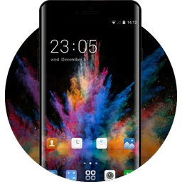 Theme for Gionee X1 HD: Neon Smoke