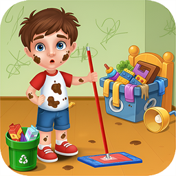 بازی خانه داری | تمیزکاری