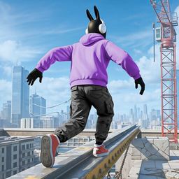 Only Going Up Parkour Rooftop