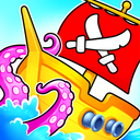 Pirate ship. Awesome sea games