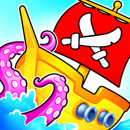 Pirate ship. Awesome sea games