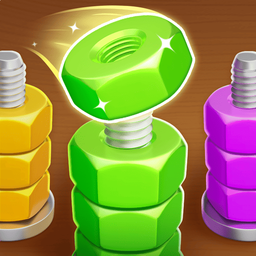 Nut Color Game - Sort Puz 3D