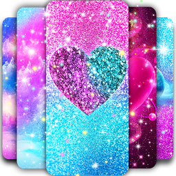 Glitter galaxy live wallpaper