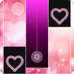 Heart Piano Tiles Pink