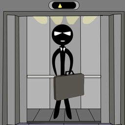 Stickman Escape Lift 2 : Funny