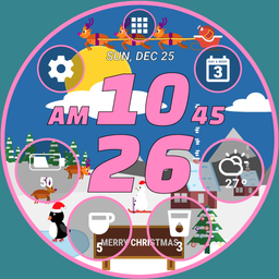 Winter Watch Face by HuskyDev