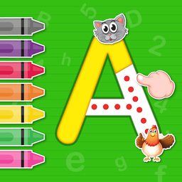 Kids Alphabets Numbers Tracing