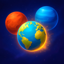 Merge Planets Blast - 2048