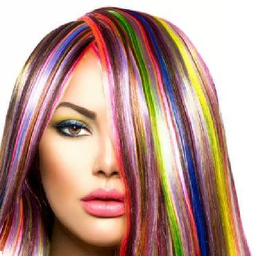 Hair color combination professional