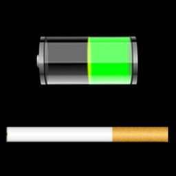 Battery widget cigarettes