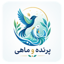 پس زمینه پرنده و ماهی | والپیپر