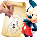 painting Walt Disney Cartoons