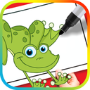 Painting cute cartoons for children