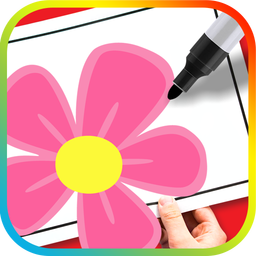 Painting flower for children