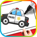 ‏Painting vehicles for children