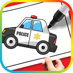 ‏Painting vehicles for children