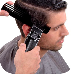 Men's haircut training at home