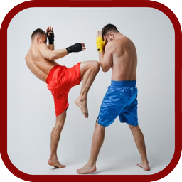 Kickboxing training
