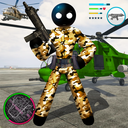 Army Stickman US Rope Hero counter Gangstar