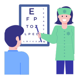 Optometric test