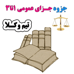 جزوه جزای عمومی1تا3 (تیم وکلا)
