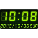 LED clock widget -Me Clock