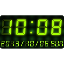 LED clock widget -Me Clock