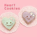 Cute Theme-Heart Cookies-