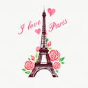 I Love Paris Wallpaper