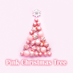 Pink Christmas Tree +HOME